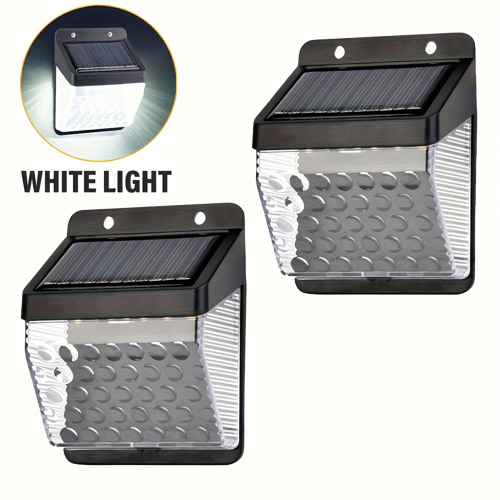 Outdoor Power Lights - LED ソーラーライト PIR モーションセンサーウォールライト屋外ソーラーランプ防水太陽光発電太陽光街路灯庭の装飾