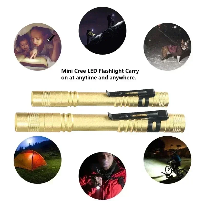 ミニポータブル LED ペンライト クリップ付き 超高輝度  - Outdoor Power Lights のレビューと価格