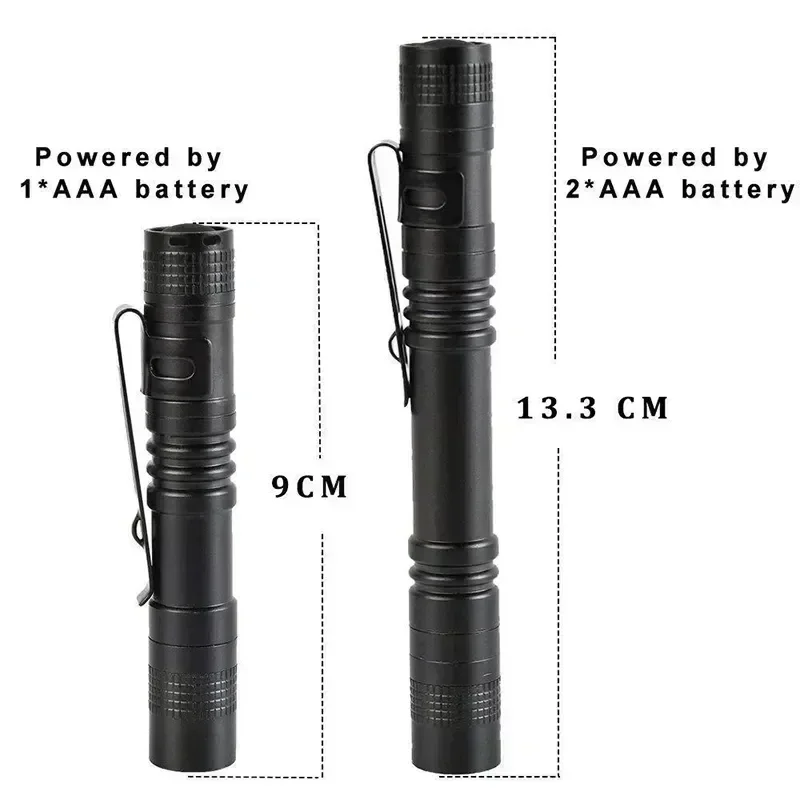 ミニポータブル LED ペンライト クリップ付き 超高輝度  - Outdoor Power Lights のレビューと価格