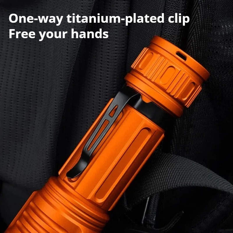 強力な光 LED 懐中電灯ズーム可能 TYPE-C 充電式屋 - Outdoor Power Lights のレビューと価格