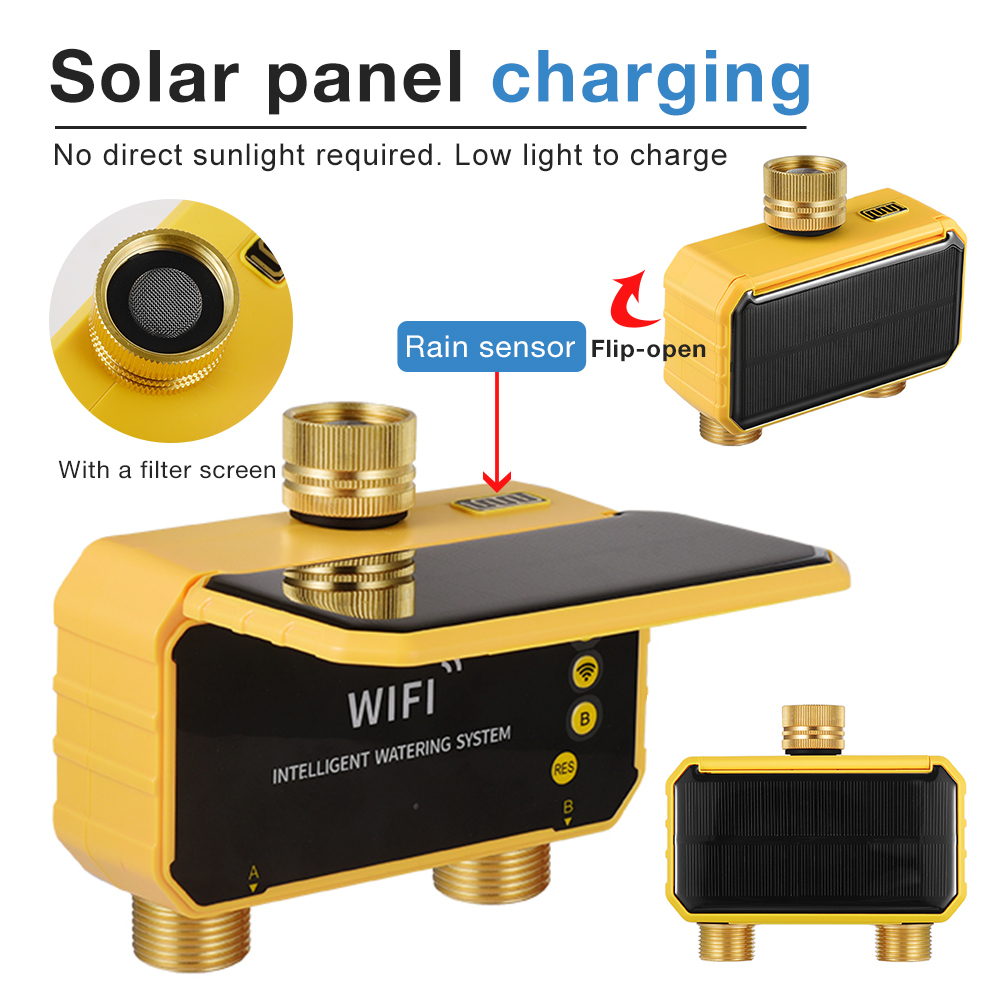 太陽光発電灌漑タイマー スマートWiFi灌漑システム 1/2 - Power Zone Outdoor Timer のレビューと価格