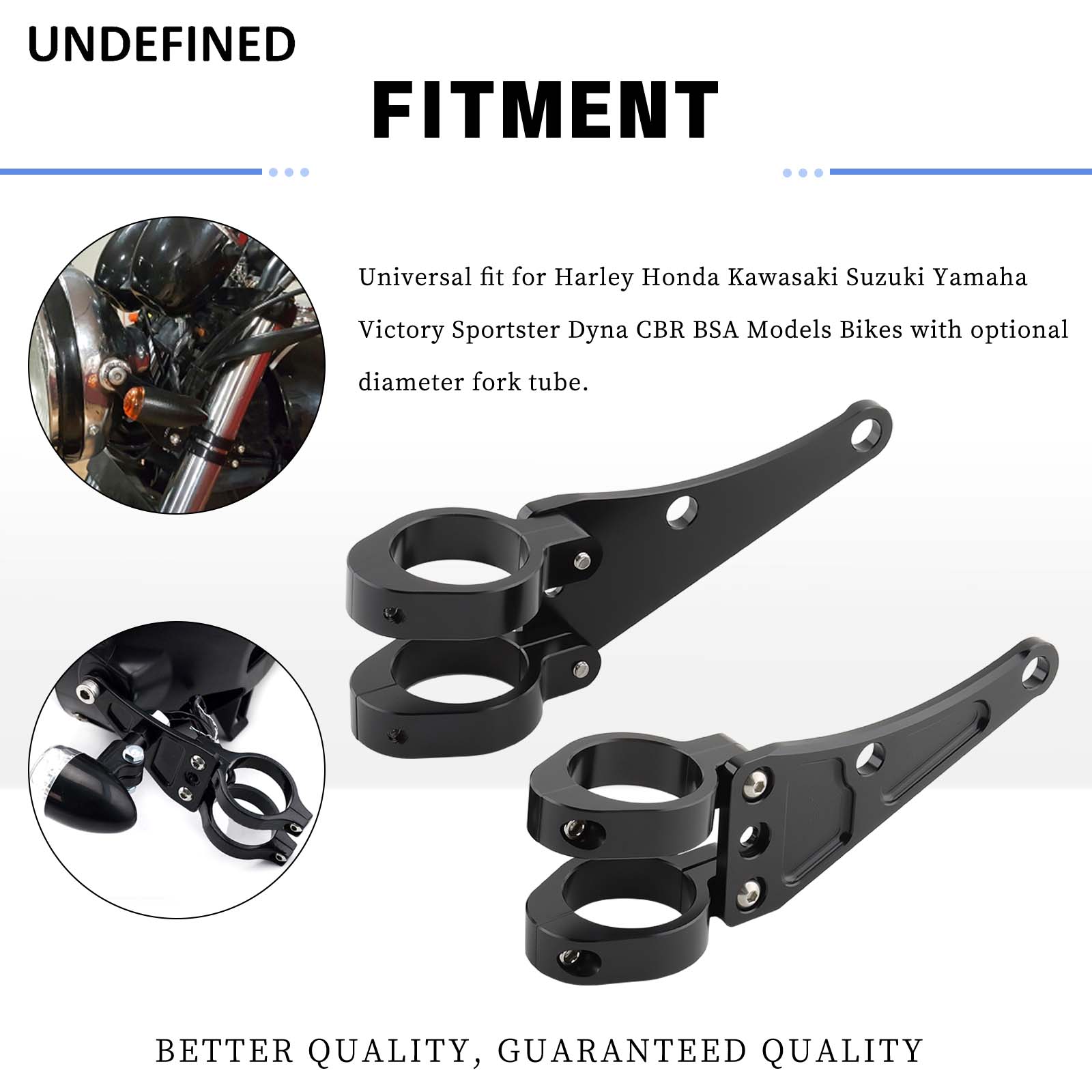 ユニバーサルヘッドライトサポートクランプ,ヘッドチューブ,ラ - Outdoor Power Usa のレビューと価格