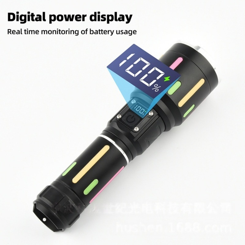 ハイパワー白色光蛍光懐中電灯充電式ズーム可能長距離懐中電灯屋 - Outdoor Power Lights のレビューと価格