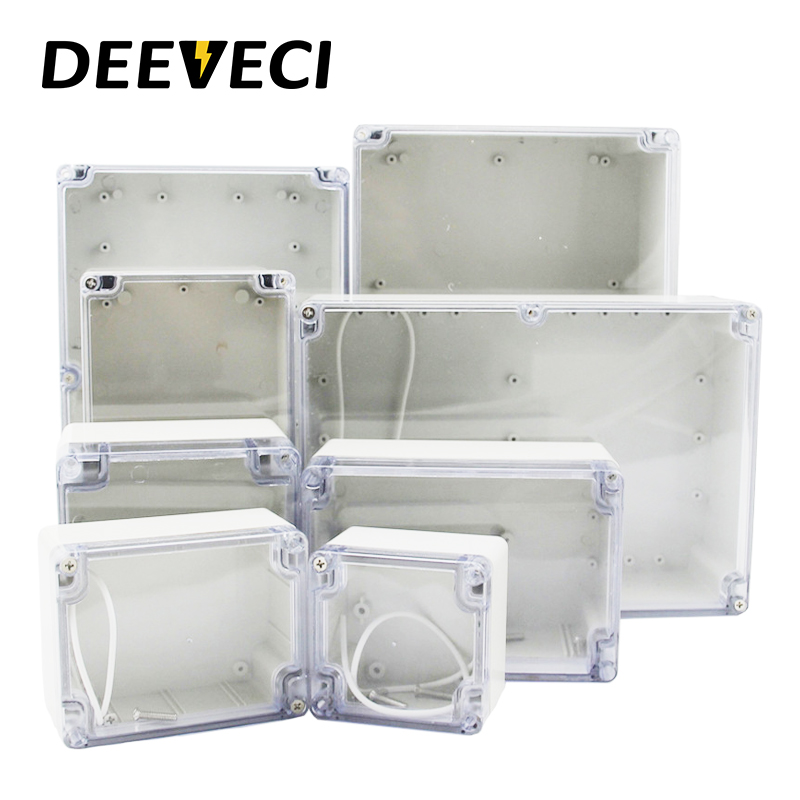 透明防水屋外エンクロージャプラスチックボックス電子プロジェク - Outdoor Power Board Box のレビューと価格