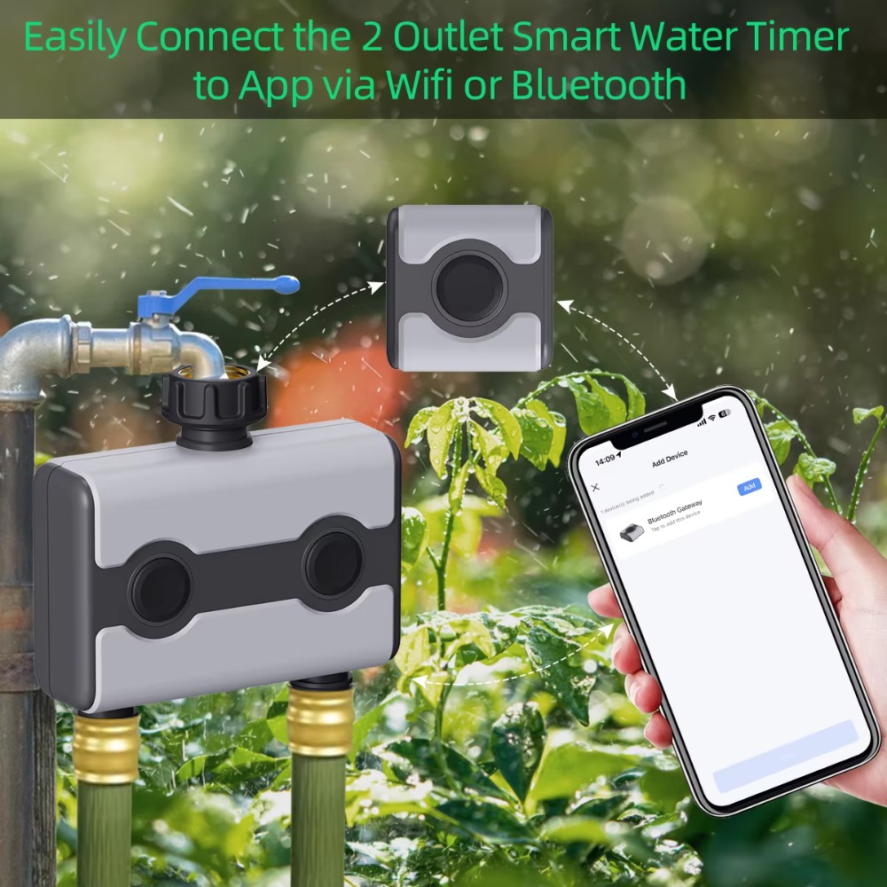 アナログ式ガーデン水タイマー、雨センサー付き、環境に優しい、 - Power Zone Outdoor Timer のレビューと価格