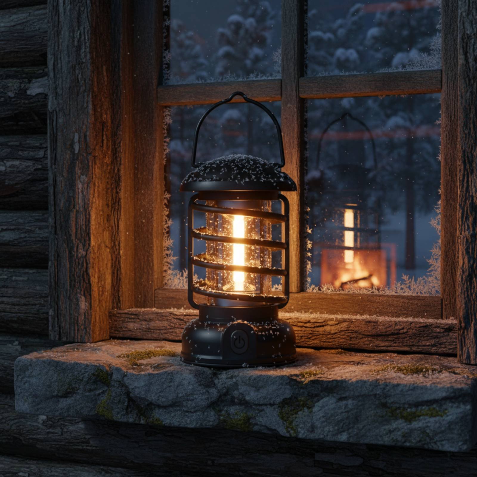 レトロキャンプランタン双方向電源ヴィンテージデザイン発光コン - Outdoor Power Lights のレビューと価格