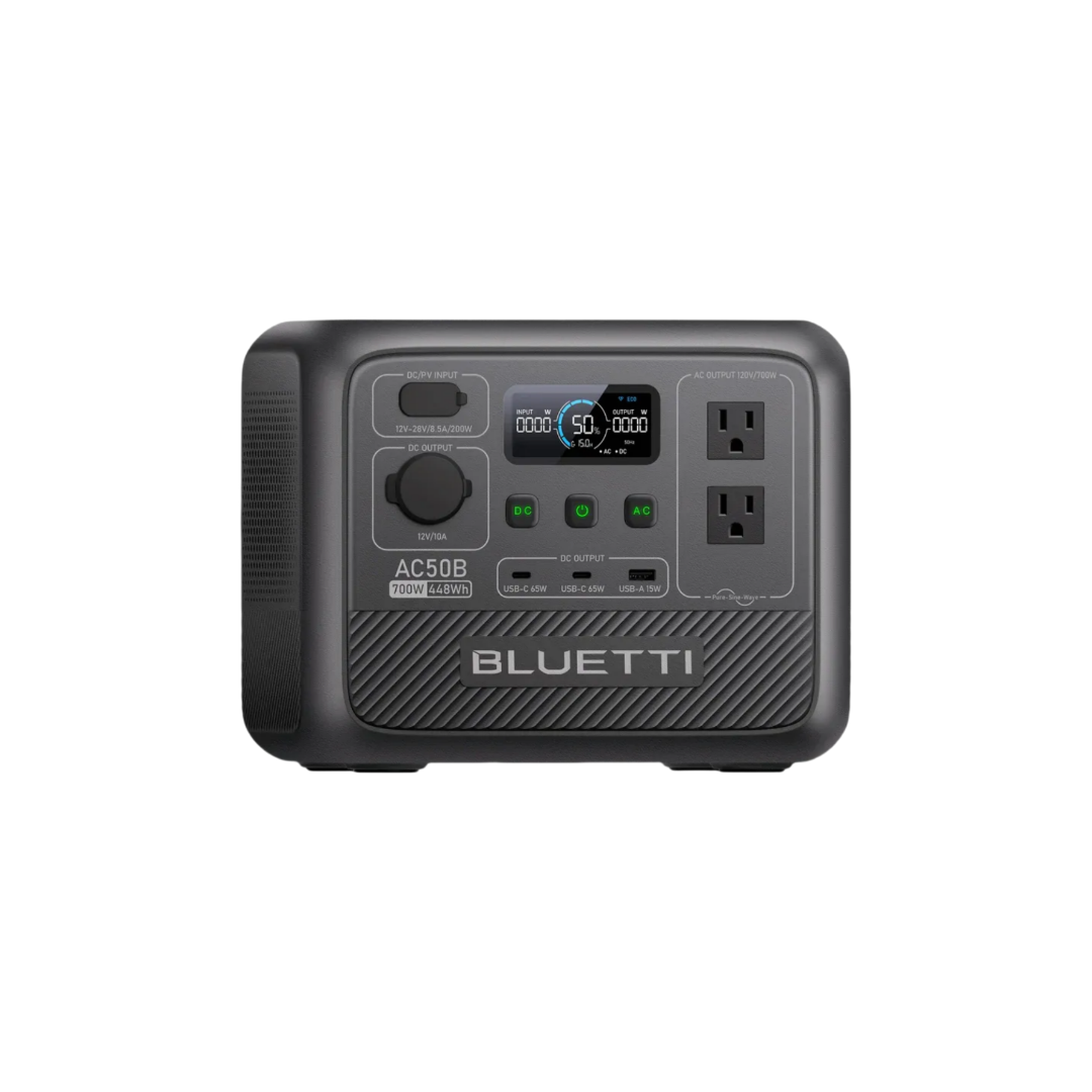 BLUETTI AC50B ポータブル電源 700W 448 - Outdoor Power Usa のレビューと価格