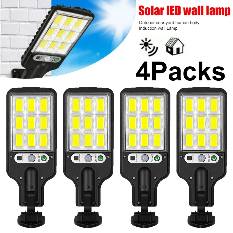 強力なLEDソーラー屋外中庭壁掛けランプ充電式誘導ソーラーガ - Outdoor Power Lights のレビューと価格
