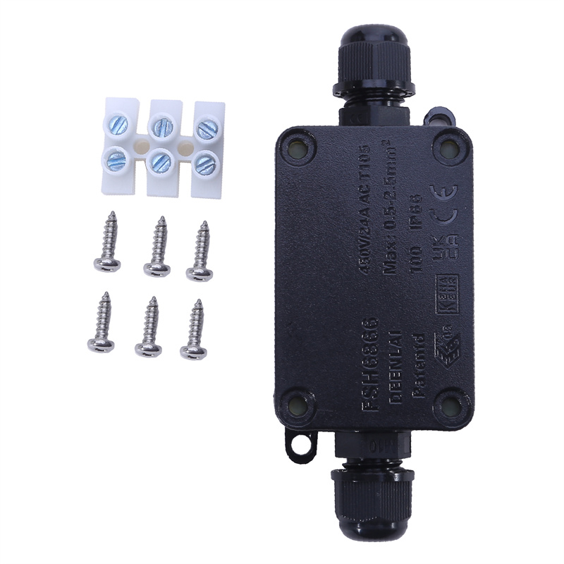 防水プラスチックジャンクションボックス,黒のミニジャンクショ - Outdoor Power Board Box のレビューと価格
