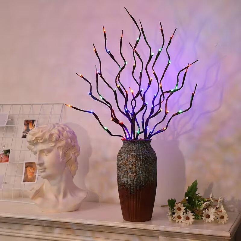 1/2PC 20LED 桜の枝ライト屋内屋外ホームデコレーシ - Outdoor Power Lights のレビューと価格