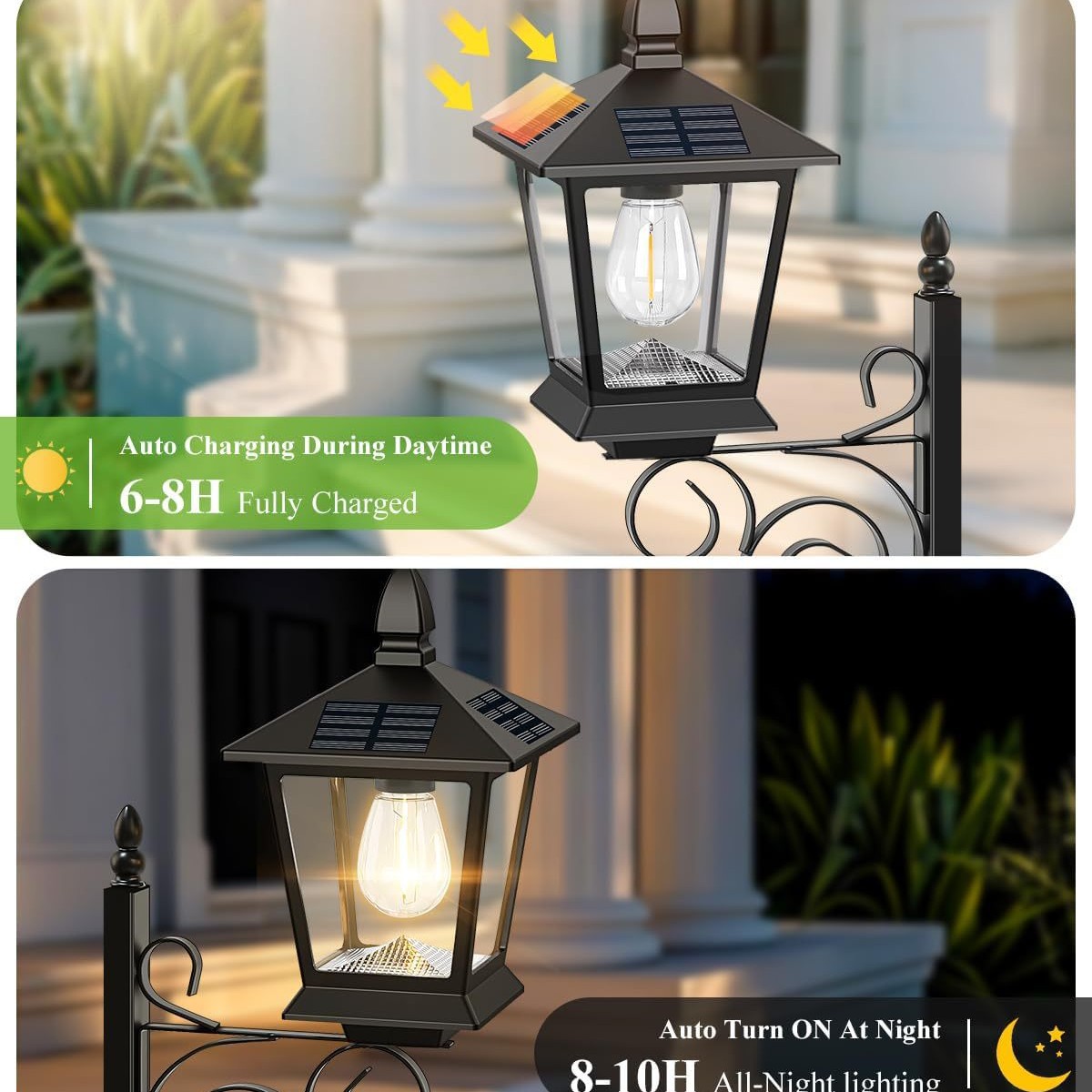ソーラー式2-in-1フラワーポットライト ウォームホワイト - Outdoor Power Lights のレビューと価格