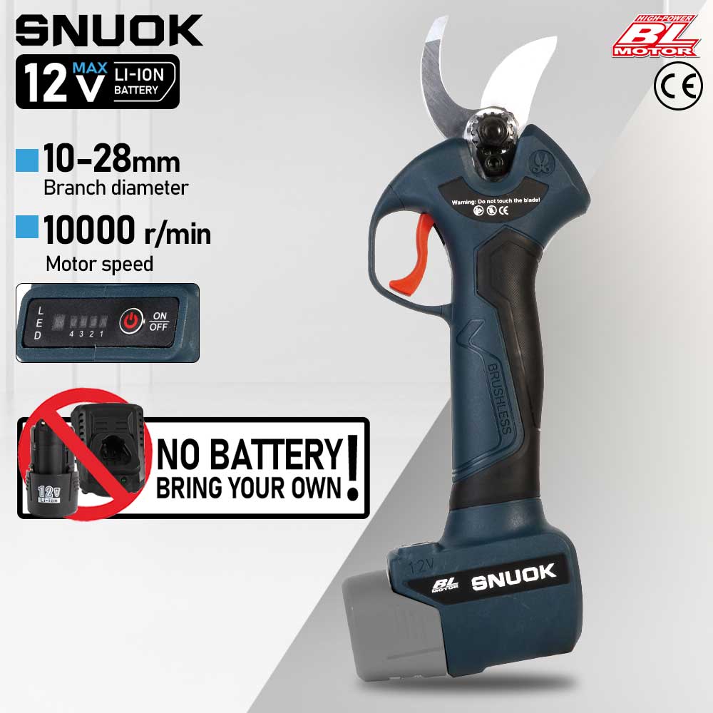 SNUOK 12V ブラシレス電動剪定鋏 DIY 屋外庭園盆 - Outdoor Power Usa のレビューと価格